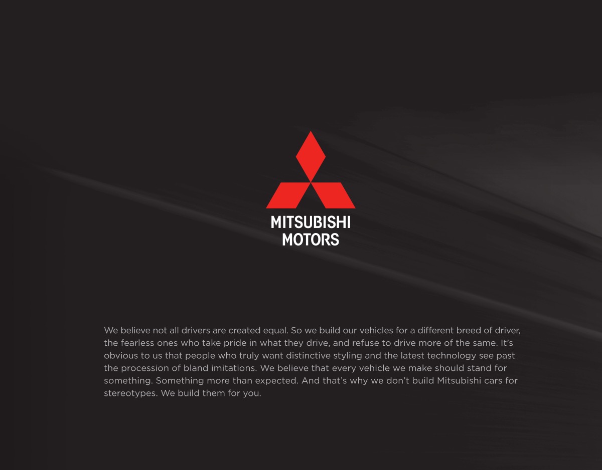 2013 Mitsubishi Full Line Brochure Page 7